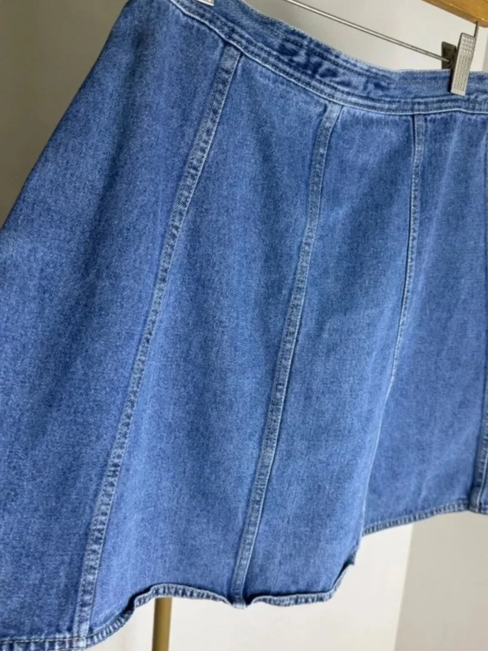 N/A denim skirt